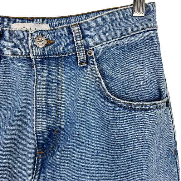 Objects Without Meaning Denim Pencil Skirt Size 27 - Picture 5 of 10